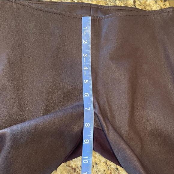 Akris Punto Leather Fitted Pants with Jersey Back 4 - Picture 6 of 11